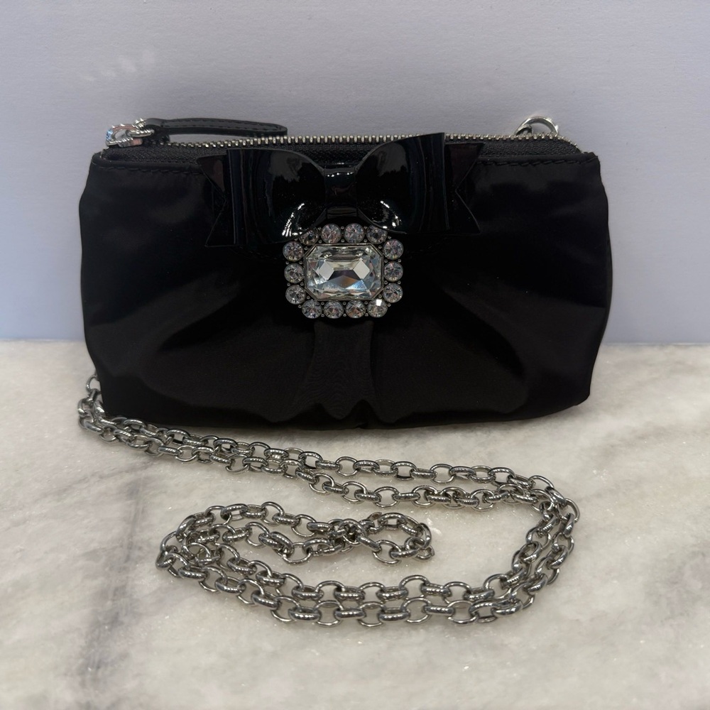 My Flat in London clutch w/ detachable chain